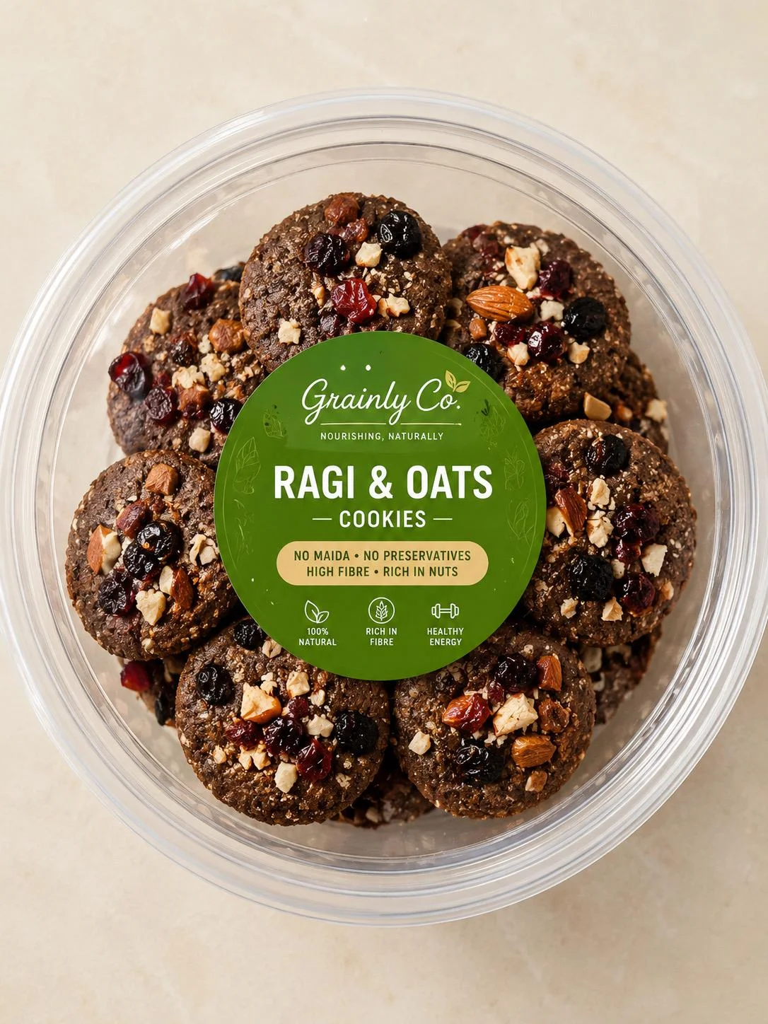 Ragi & Oats Cookies