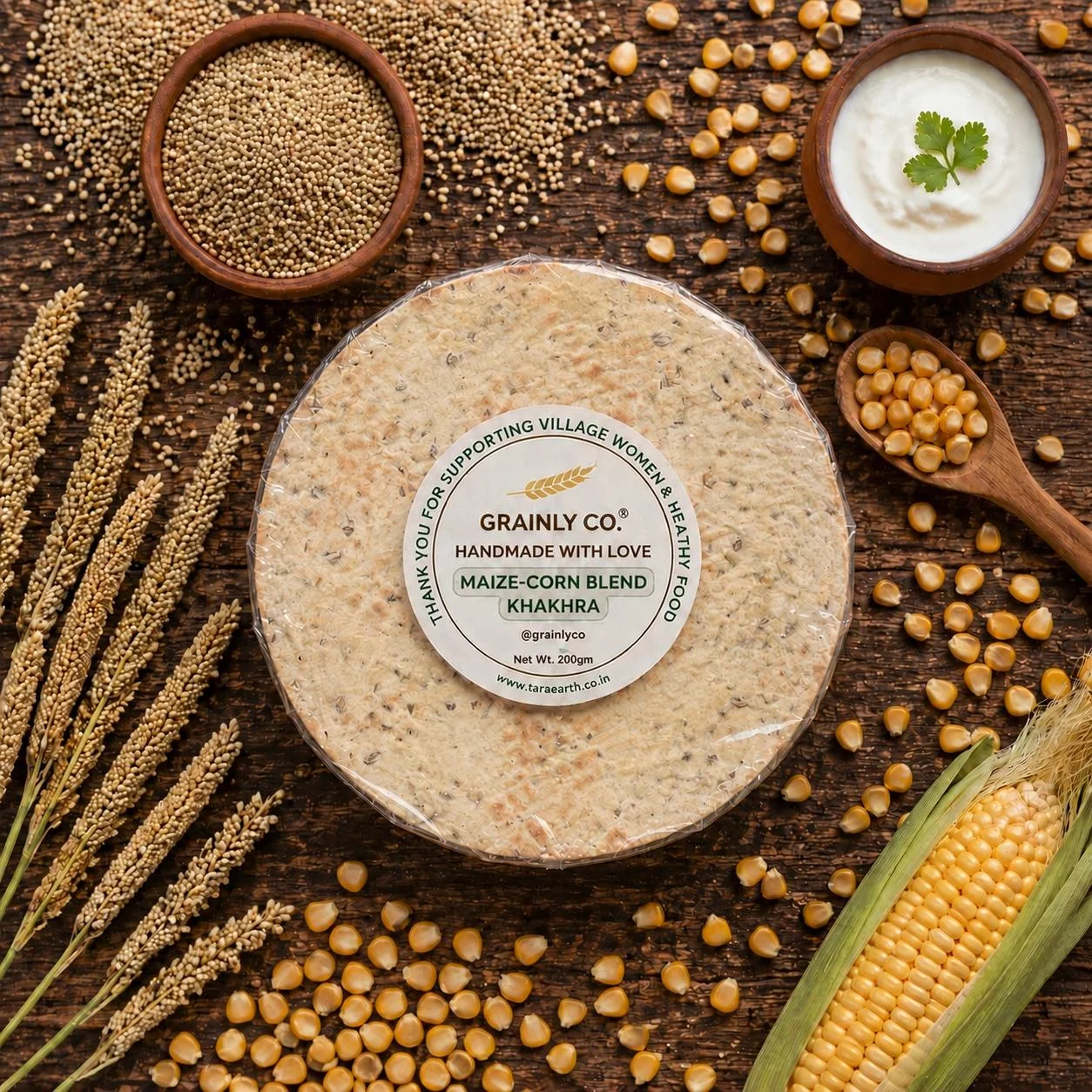 Maize–Corn Blend Khakhra
